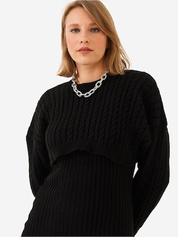 Abito in maglia di Bianco Lucci in nero