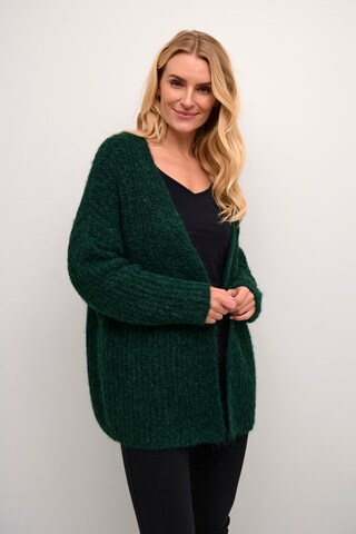 CULTURE Knit cardigan 'Brava' in Green