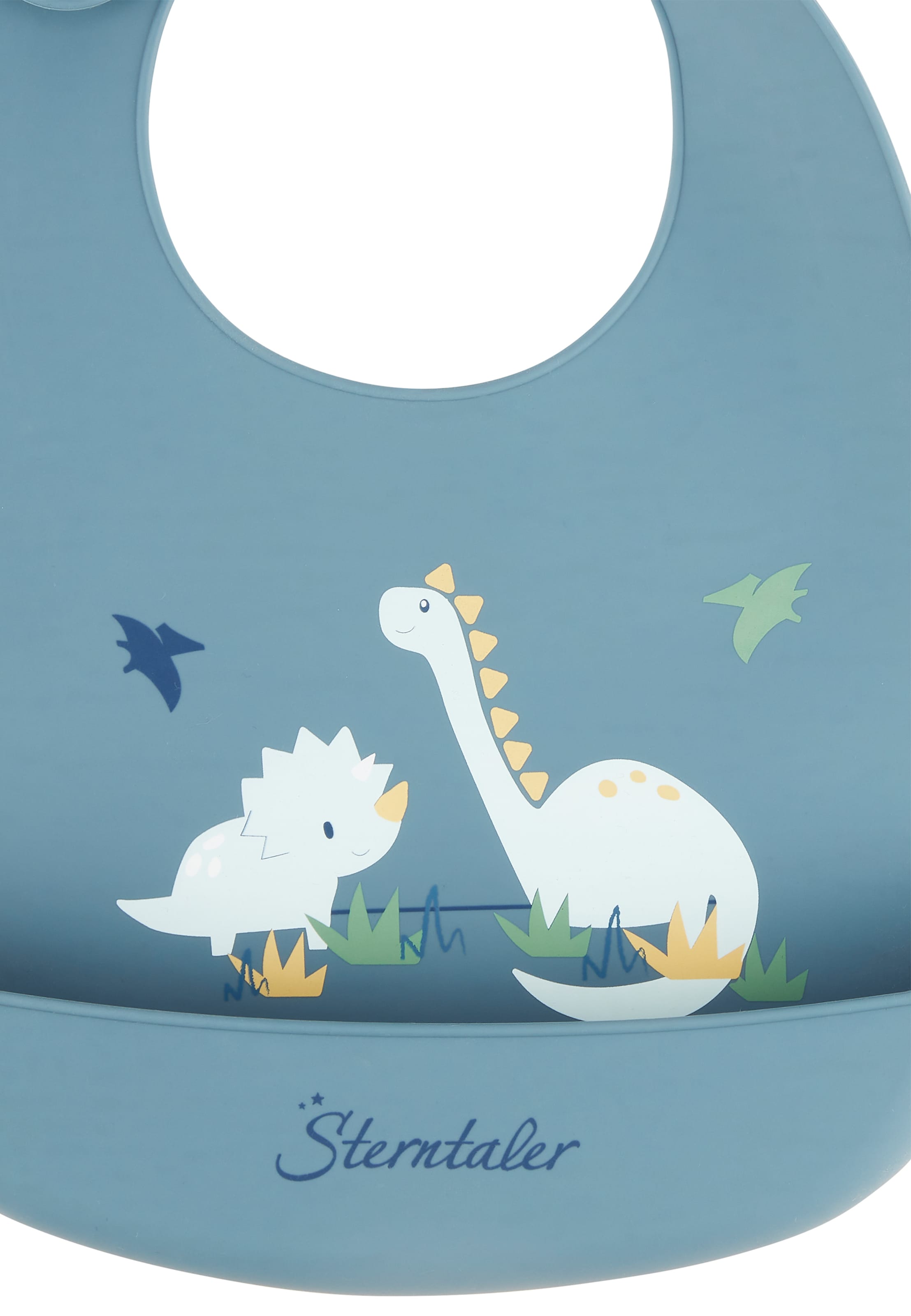 STERNTALER Bib 'DINO Rexi' in Blue