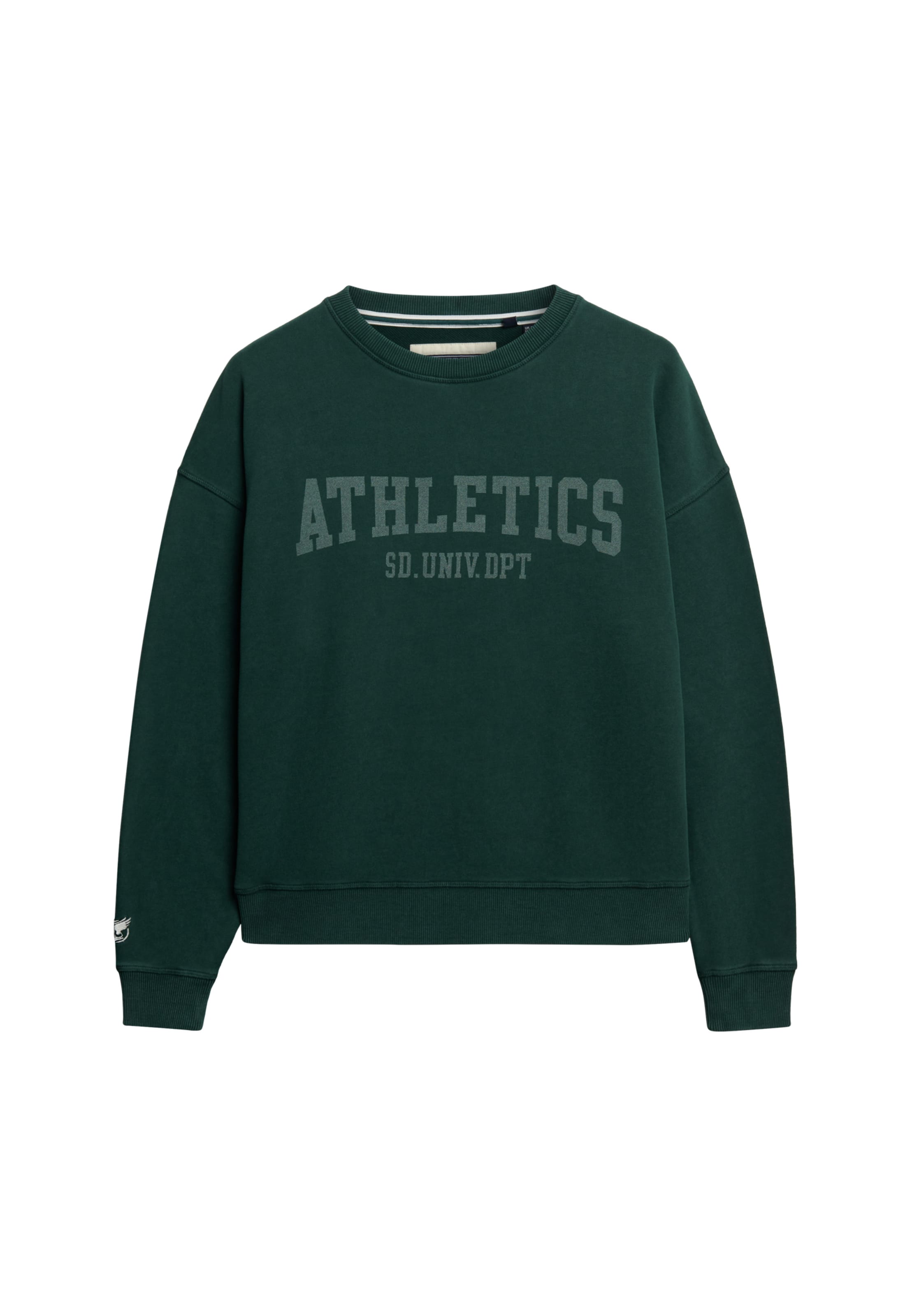 Sweat-shirt Superdry & Co en vert : devant