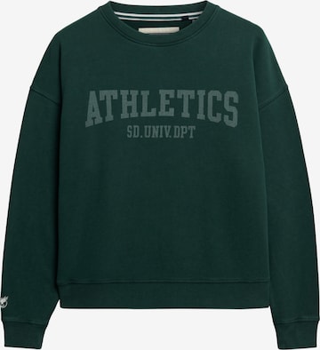 Sweat-shirt Superdry & Co en vert : devant
