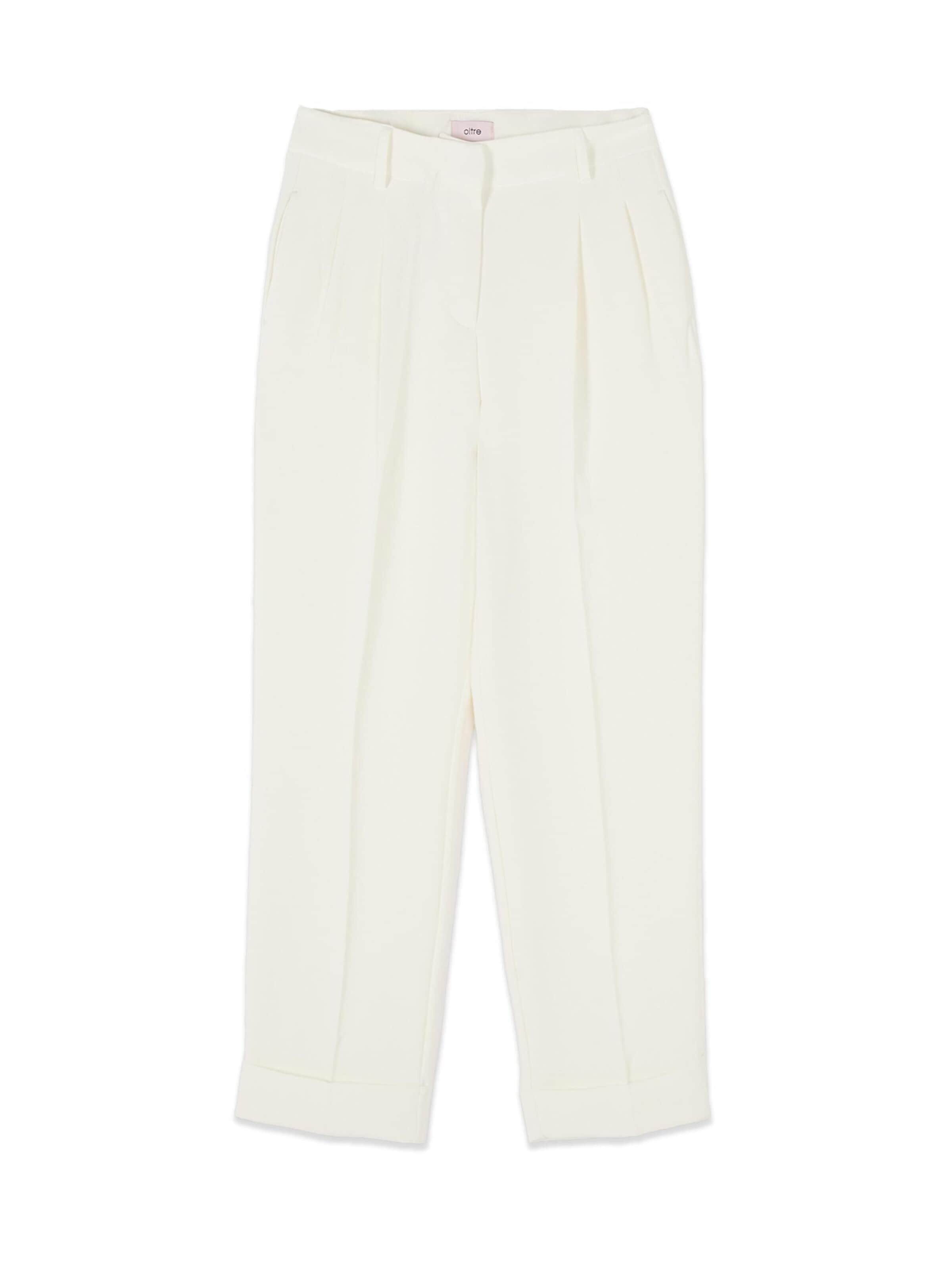 Pantalon oltre en blanc : devant