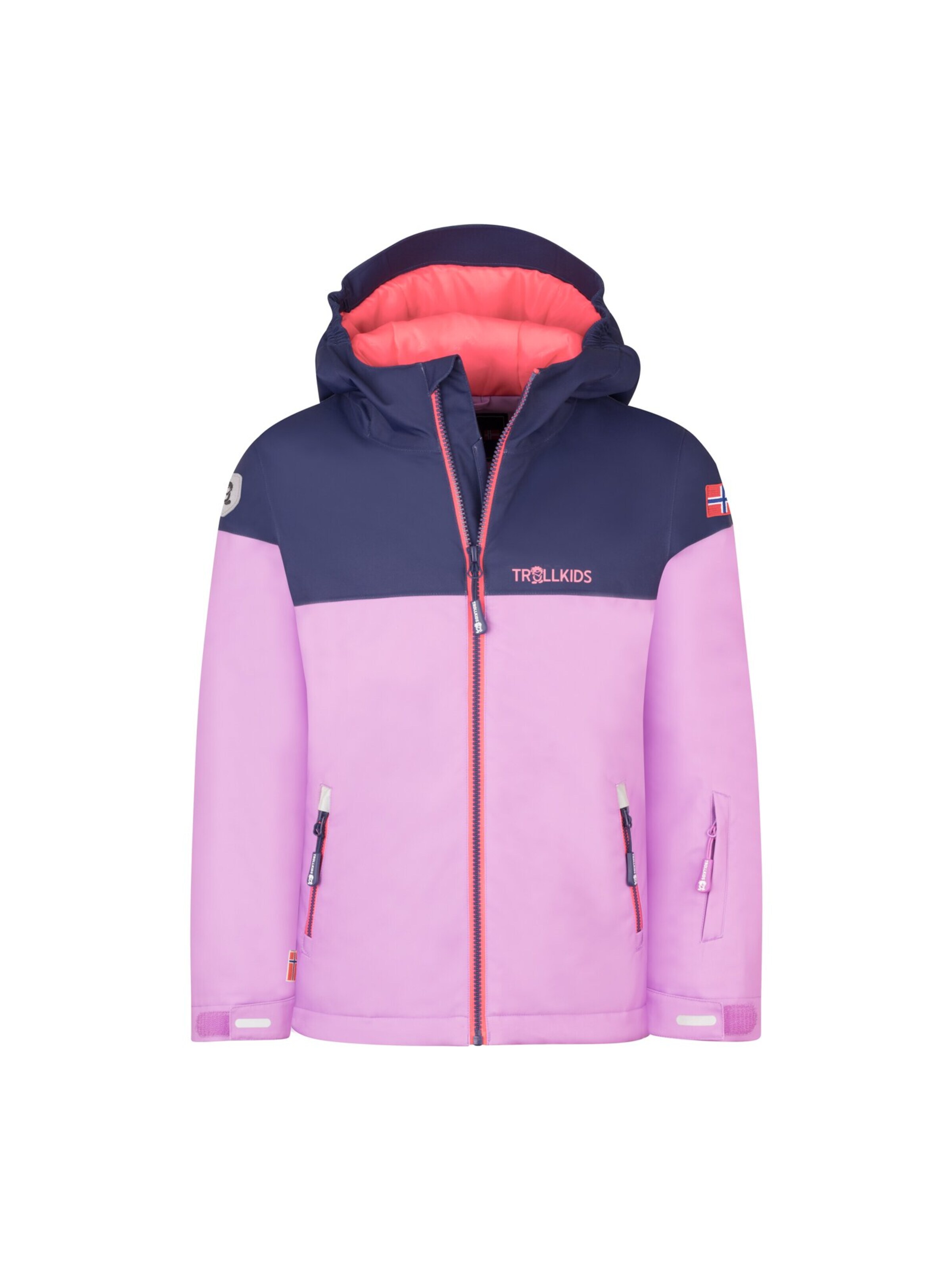 TROLLKIDS Winter Jacket in Purple: front