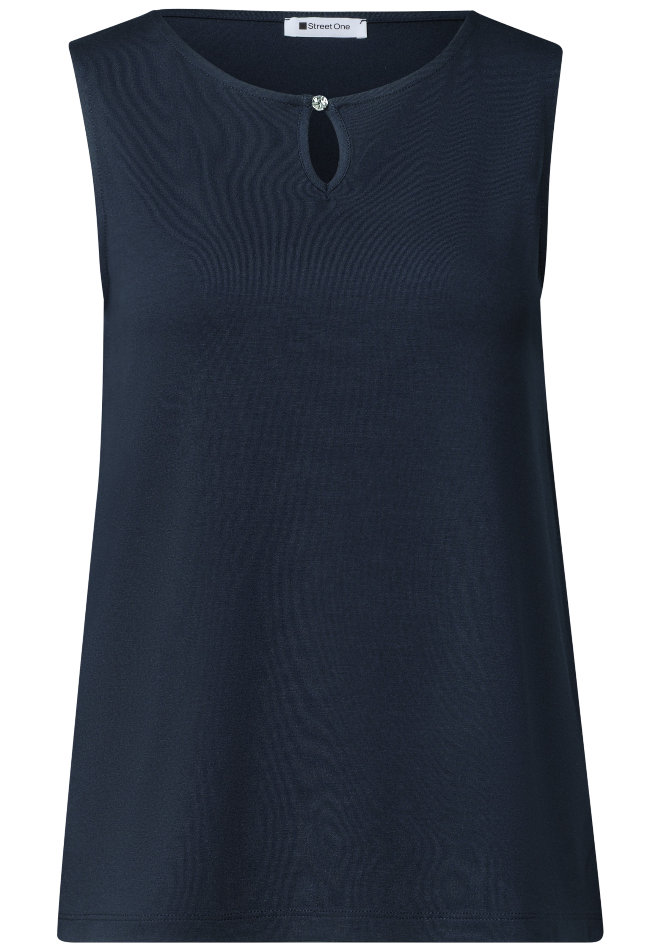 STREET ONE Top in Blau: Vorderseite