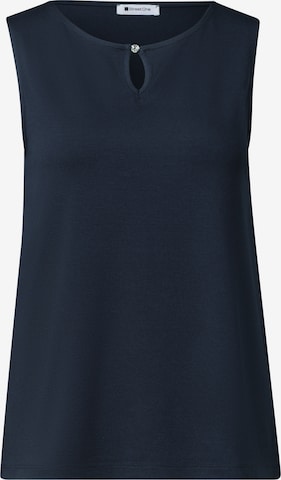 STREET ONE Top in Blau: Vorderseite