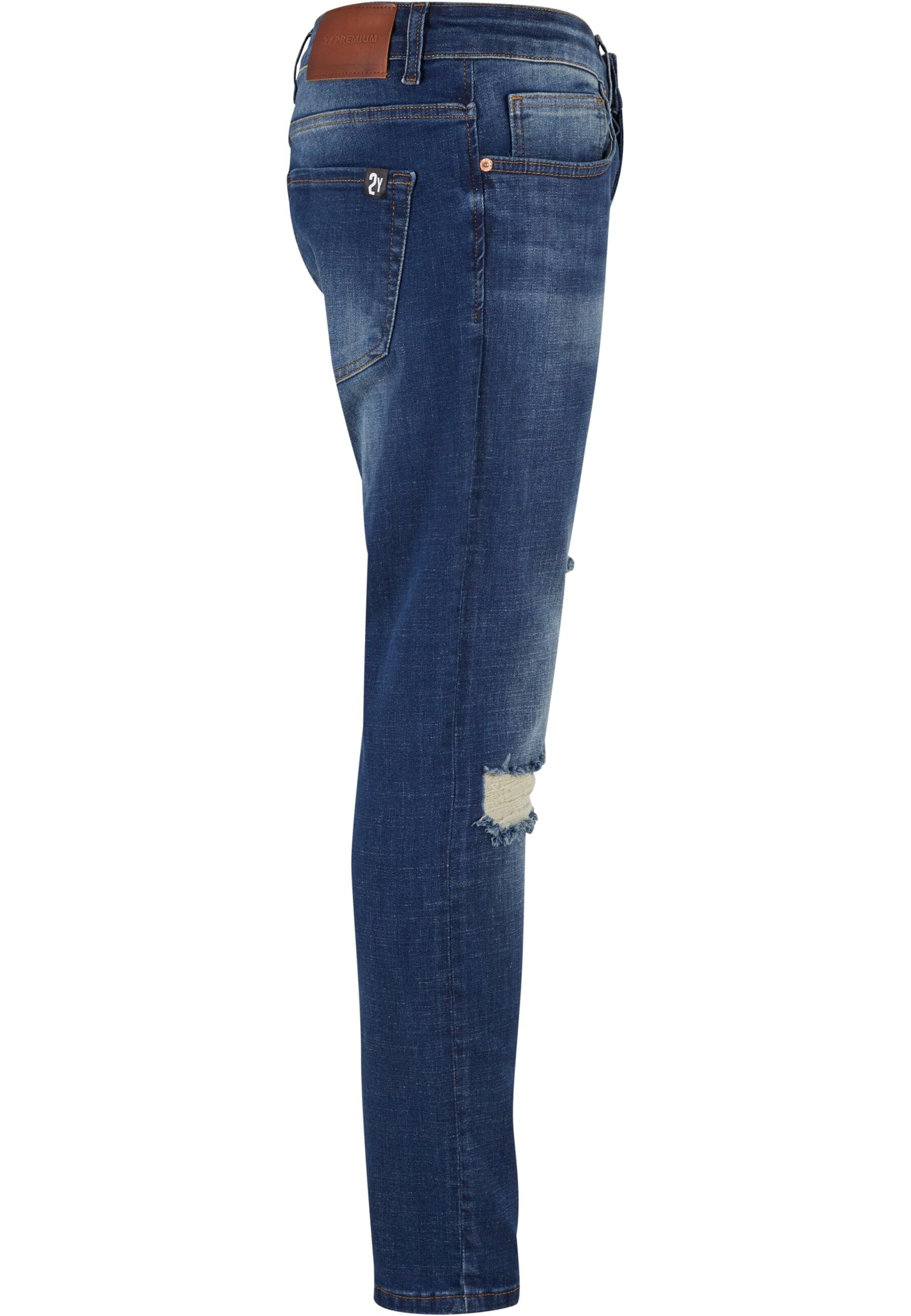 Skinny Jeans di 2Y Premium in blu