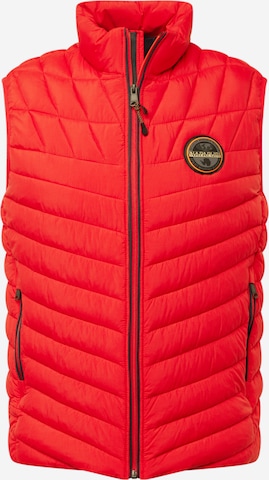 Gilet 'A-LAPAZ' di NAPAPIJRI in rosso: frontale