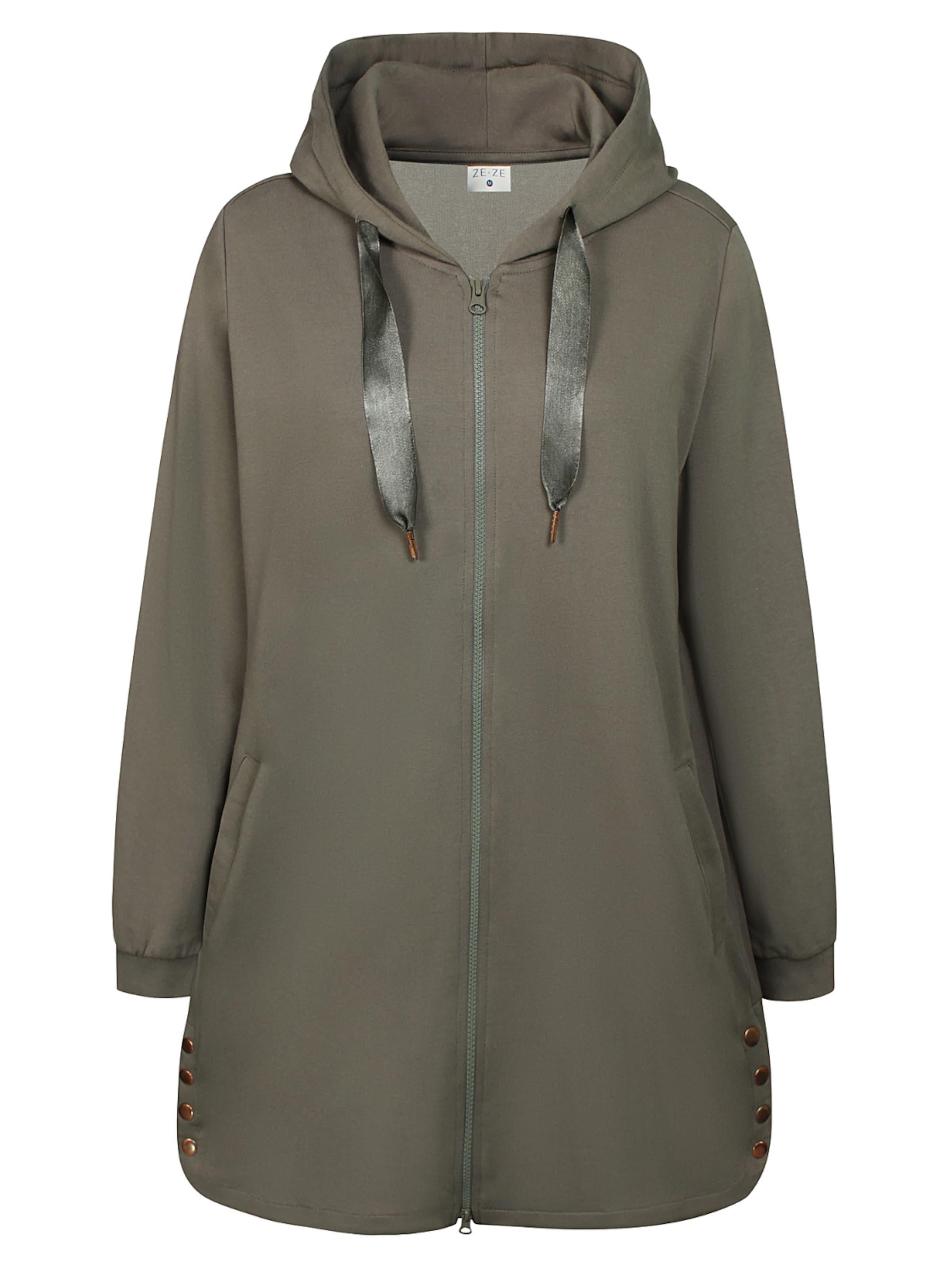 ze-ze Sweatshirt 'Elsa 6' i grøn: forside