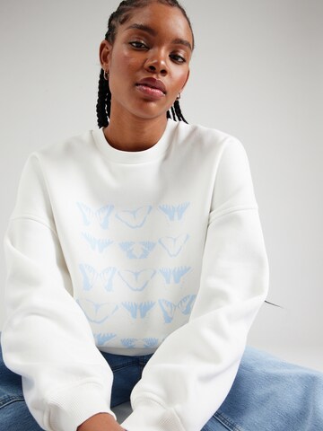 florence by mills exclusive for ABOUT YOU Sweatshirt 'June' in Weiß