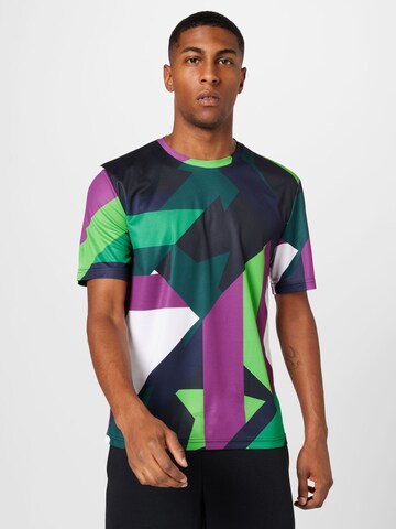 T-Shirt fonctionnel 'Flag' J.Lindeberg en vert : devant