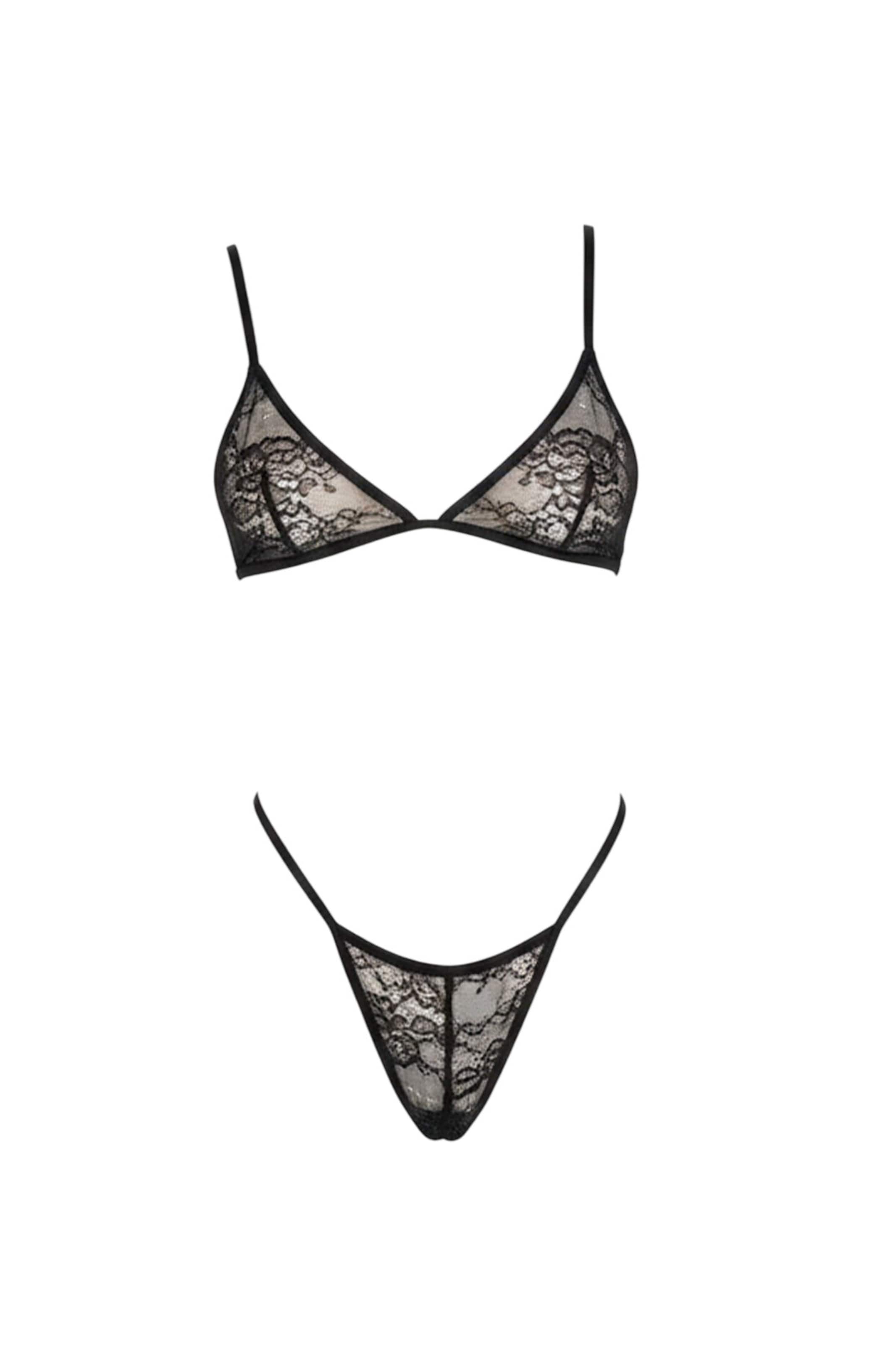 C&City High neck Ondergoedsets in Zwart