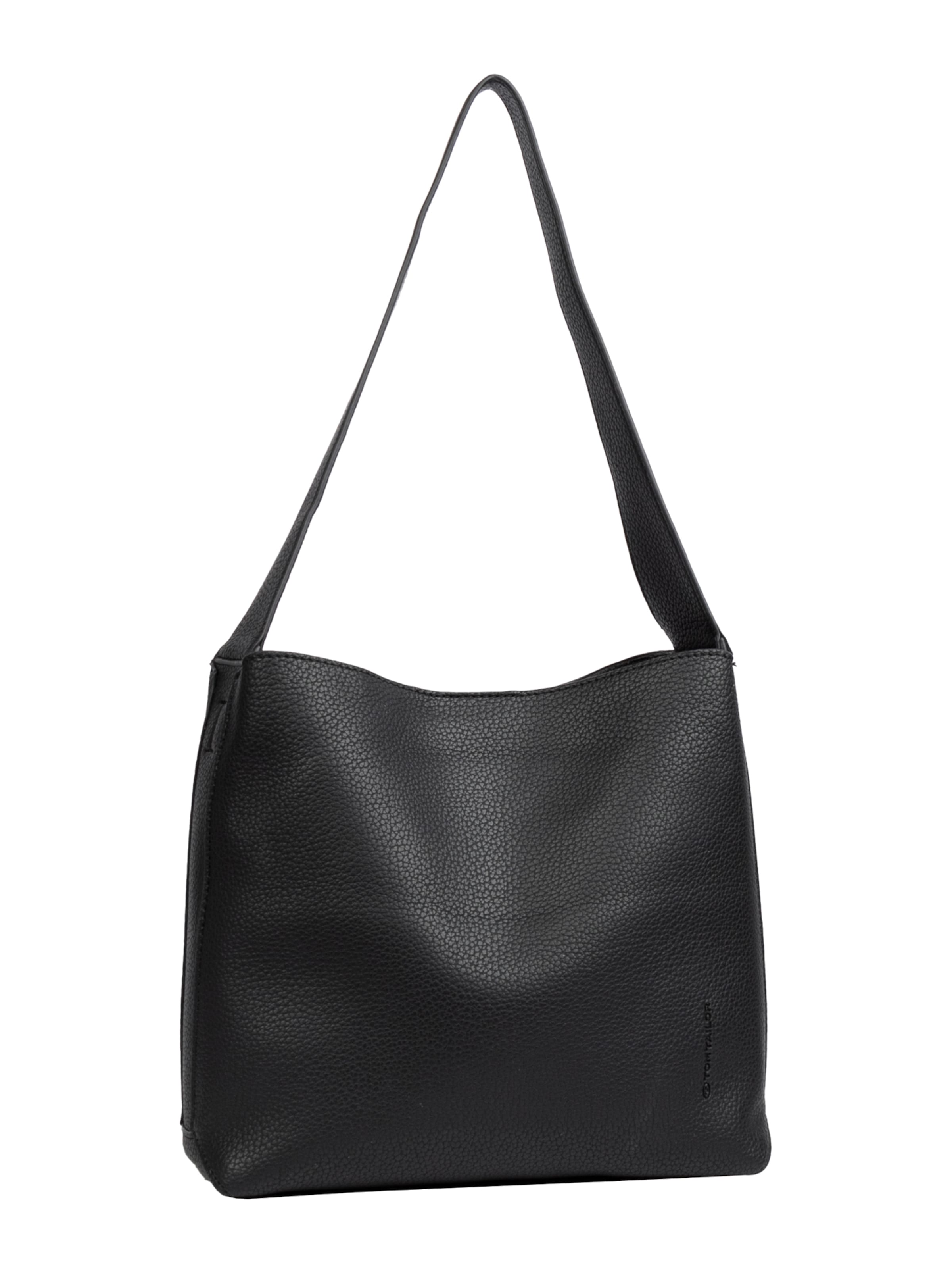 TOM TAILOR Schultertasche 'Angie' in Schwarz: Vorderseite
