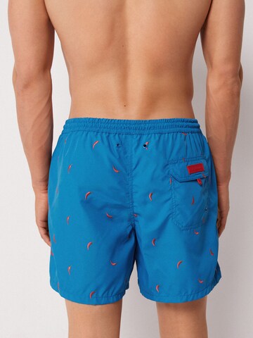 CALZEDONIA Regular Badeshorts in Blau