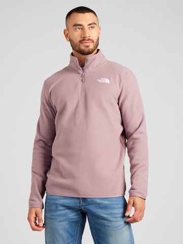 THE NORTH FACE Спортен пуловер 'GLACIER' в розово: отпред