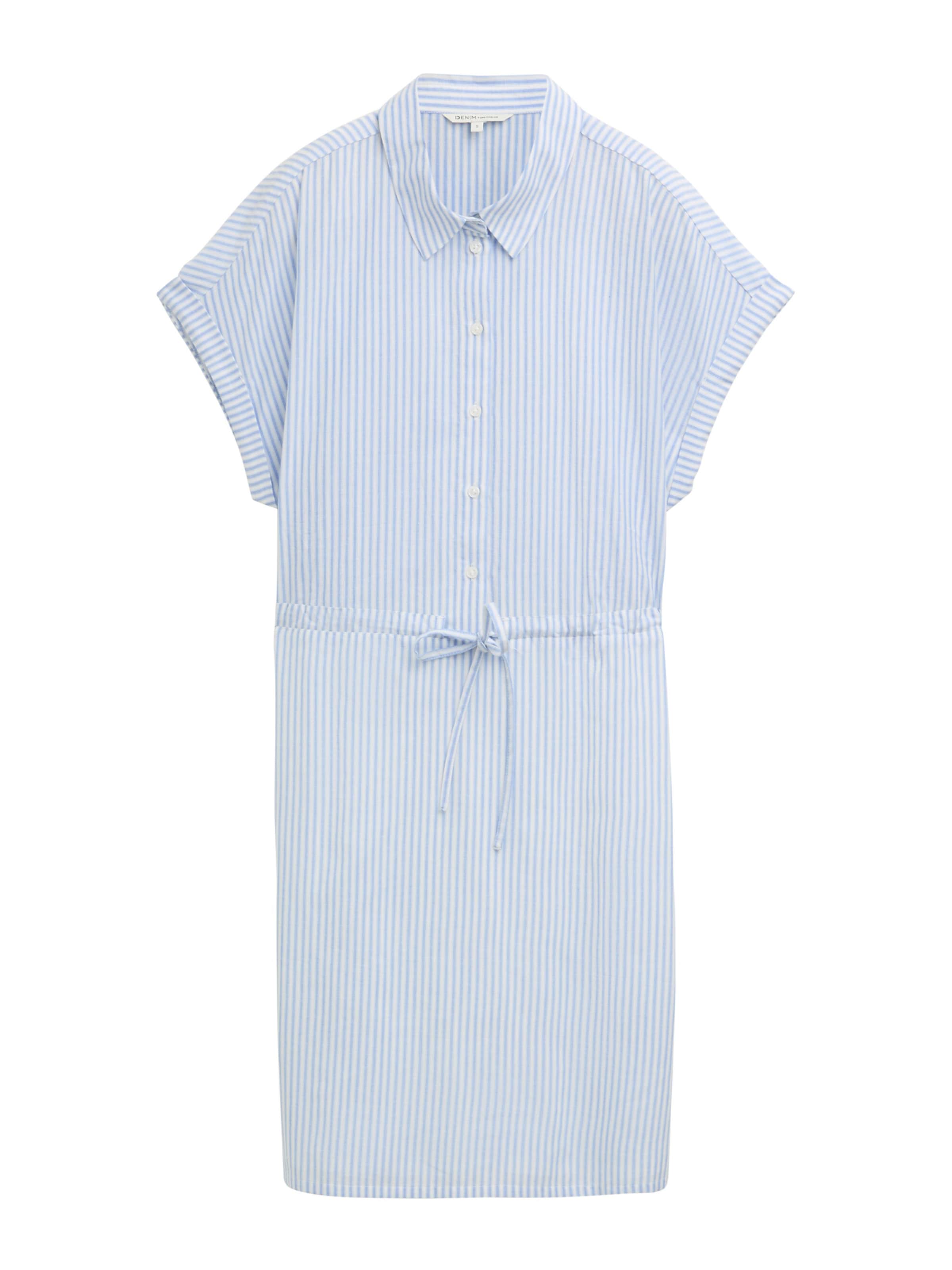 zils TOM TAILOR DENIM Blūžkleita: no priekšpuses