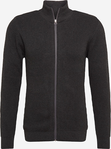 Kronstadt Regular fit Knit Cardigan 'Abel' in Grey: front