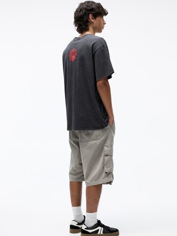 Pull&Bear Tričko – černá