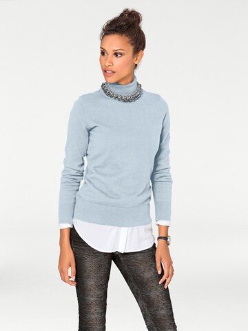 heine Trui in Blauw: voorkant