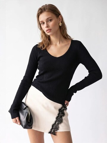 Pullover di MixRay in nero: frontale