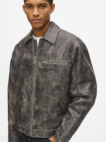 KARL LAGERFELD JEANS Övergångsjacka i svart: framsida