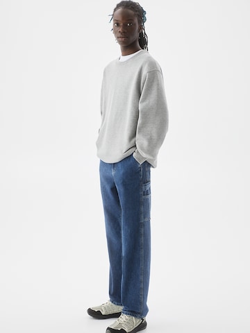 Pull&Bear Loosefit Jeans in Blau