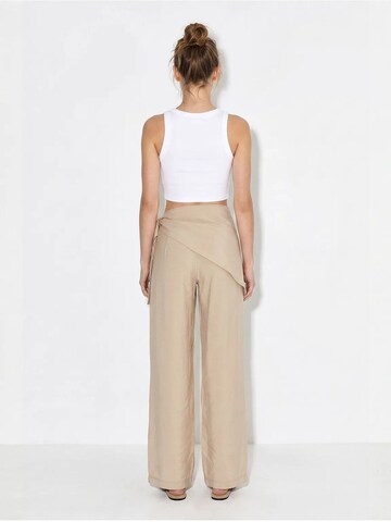 Wide leg Pantaloni 'Hose' di Bianco Lucci in beige