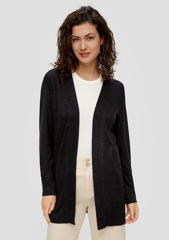 Cardigan s.Oliver en noir : devant