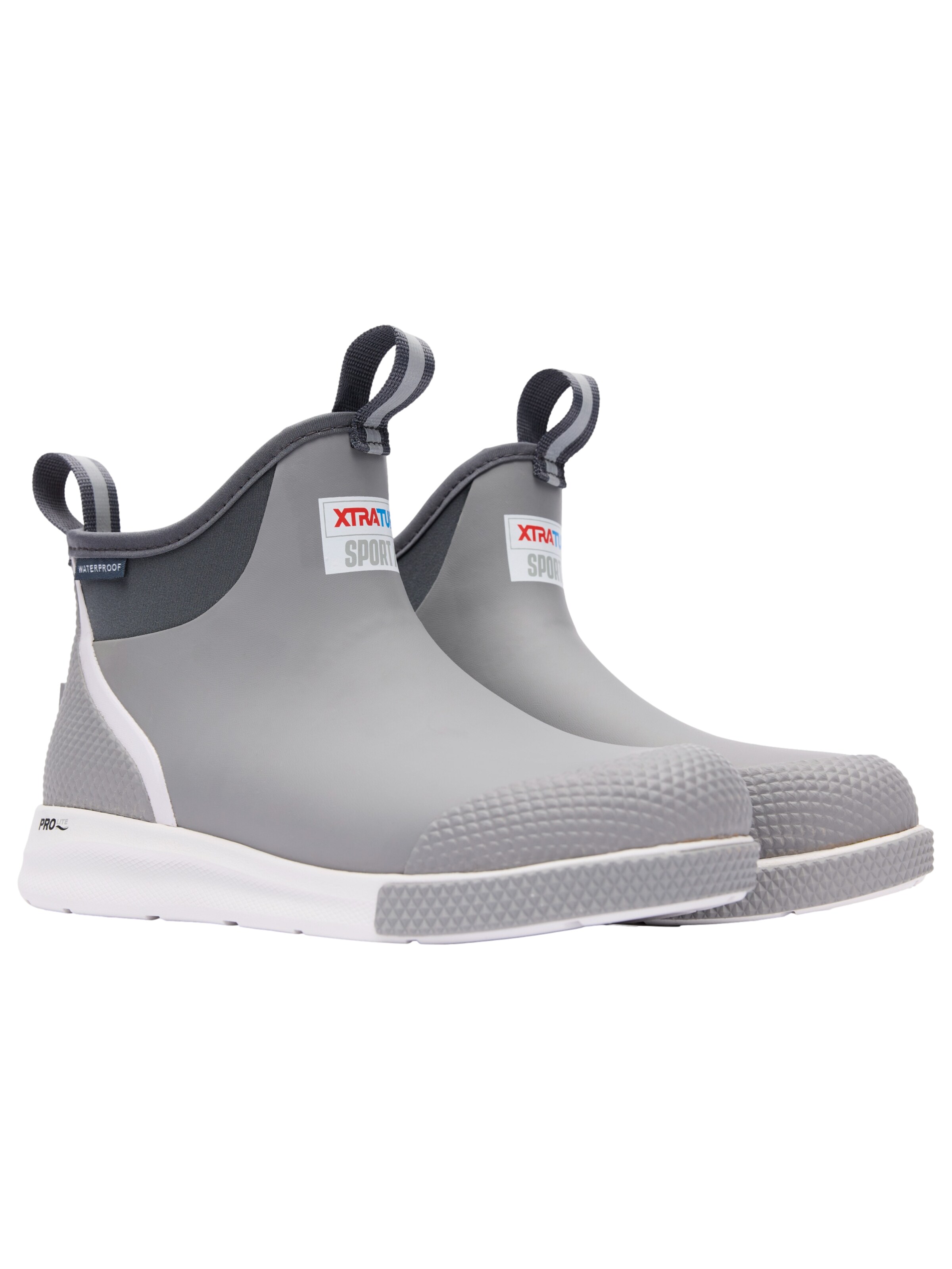 XtraTuf Rubber Boots 'Ankle Deck Boot Sport' in Grey