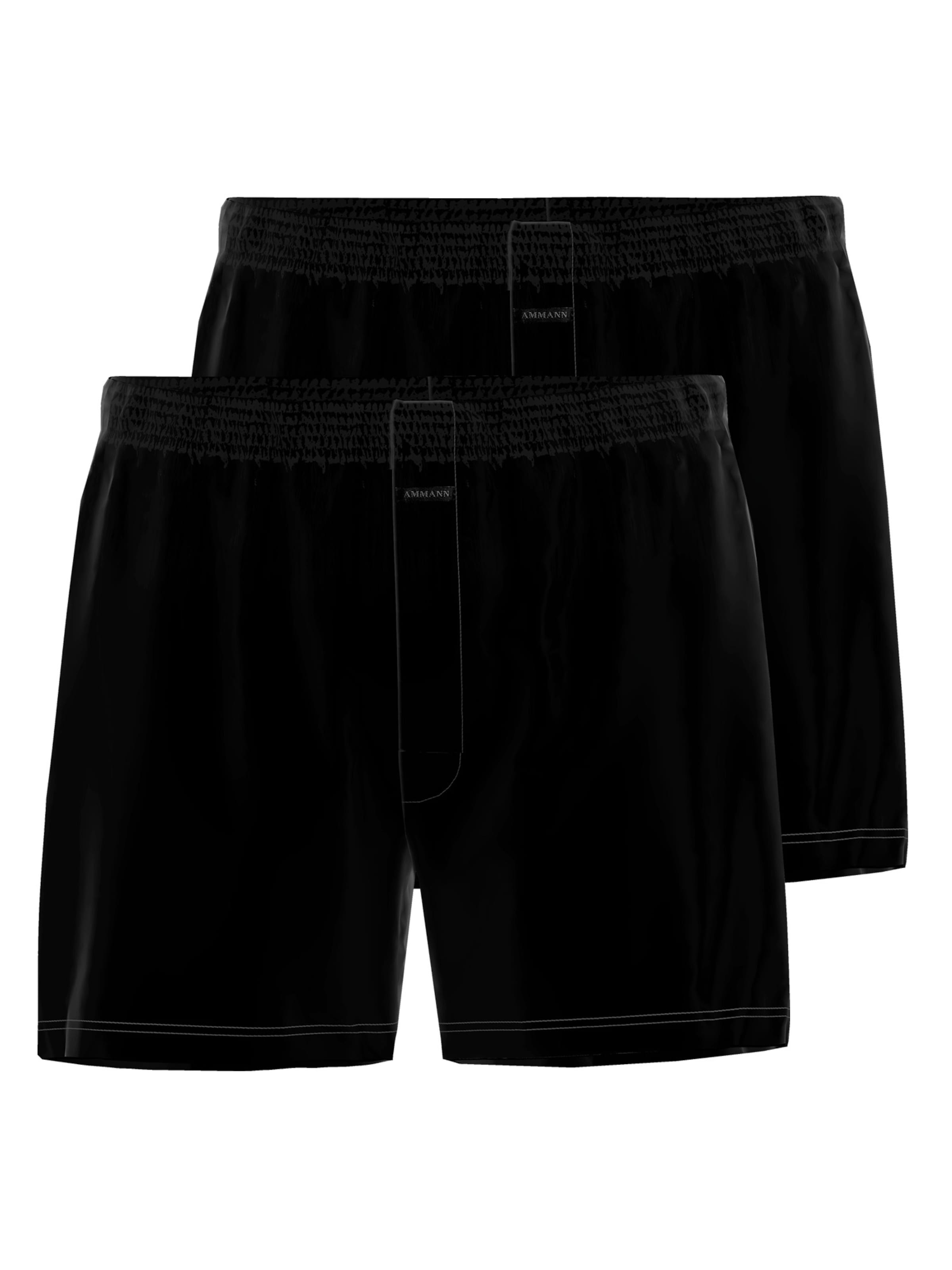 Ammann Boxershorts 'Day Modern'‌‌‌‌‌ in Schwarz: Vorderseite