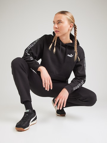 PUMA Normalny krój Spodnie sportowe 'ESS' w kolorze czarny