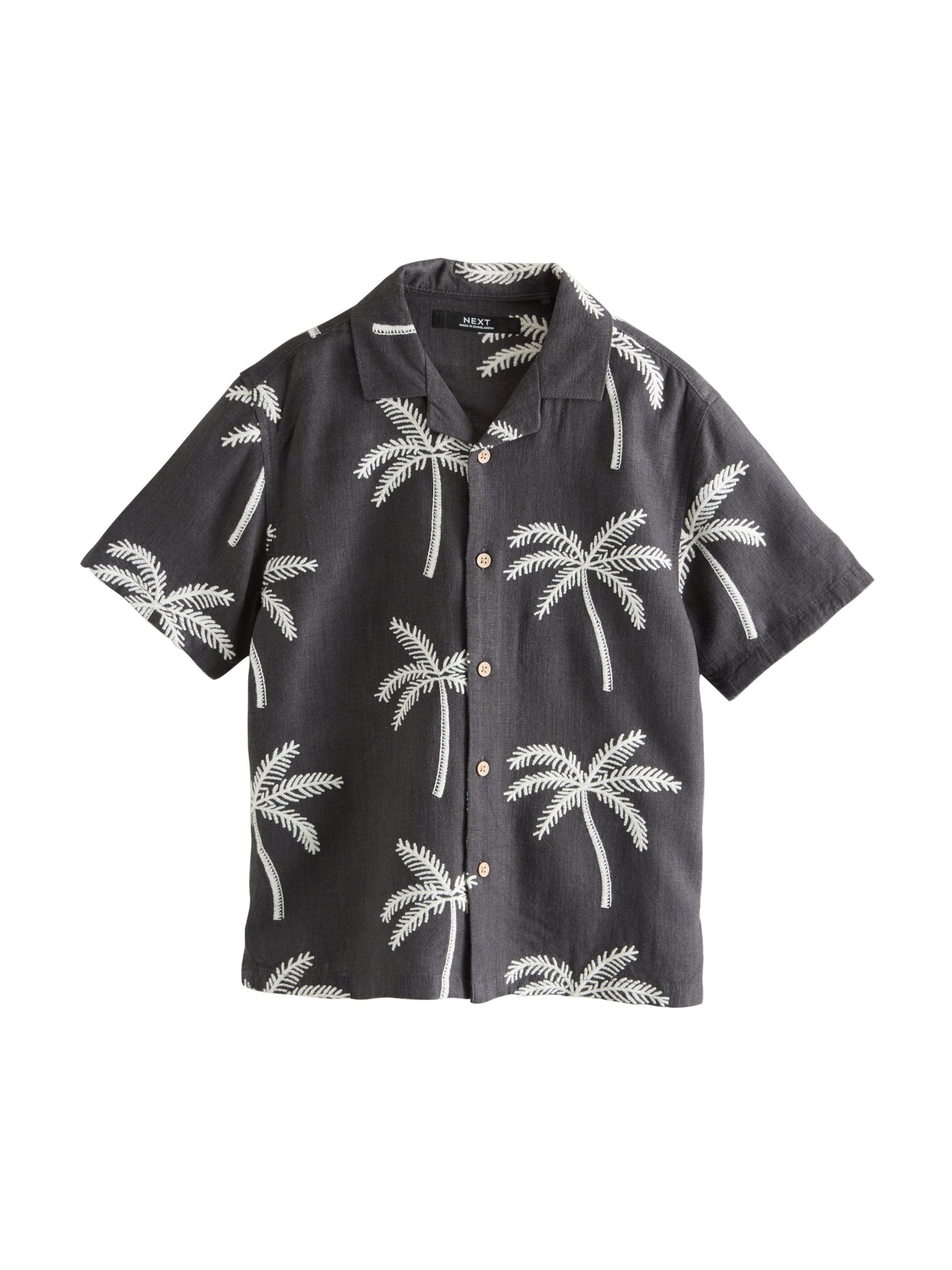 Next Hemd in Schwarz: Vorderseite