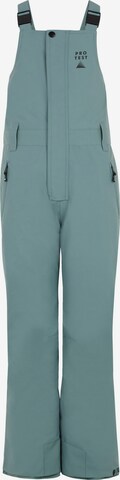 PROTEST Regular Outdoor Pants 'Pitoh' in Green: front