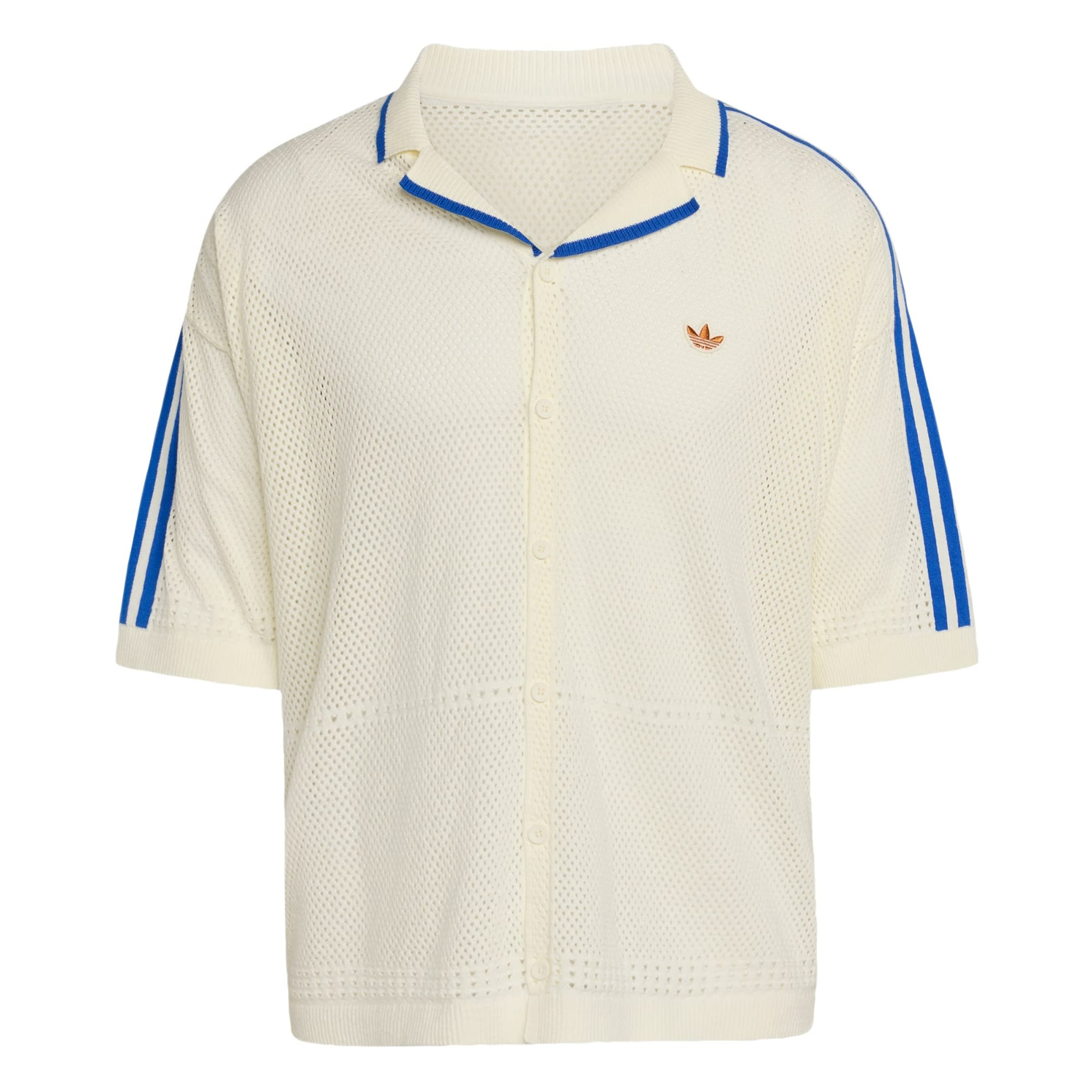 ADIDAS ORIGINALS Knit cardigan in White: front