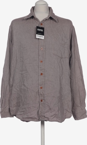 hessnatur Button Up Shirt in M in Brown: front