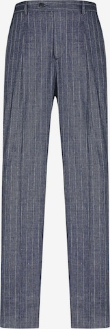 Regular Pantalon à pince Manuel Ritz en bleu : devant