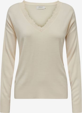 Pullover 'Sunny' di ONLY in beige: frontale