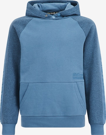 WE Fashion Sweatshirt in Blue: front