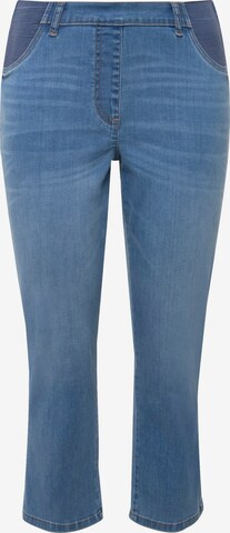 Ulla Popken Jeans in Blauw: voorkant