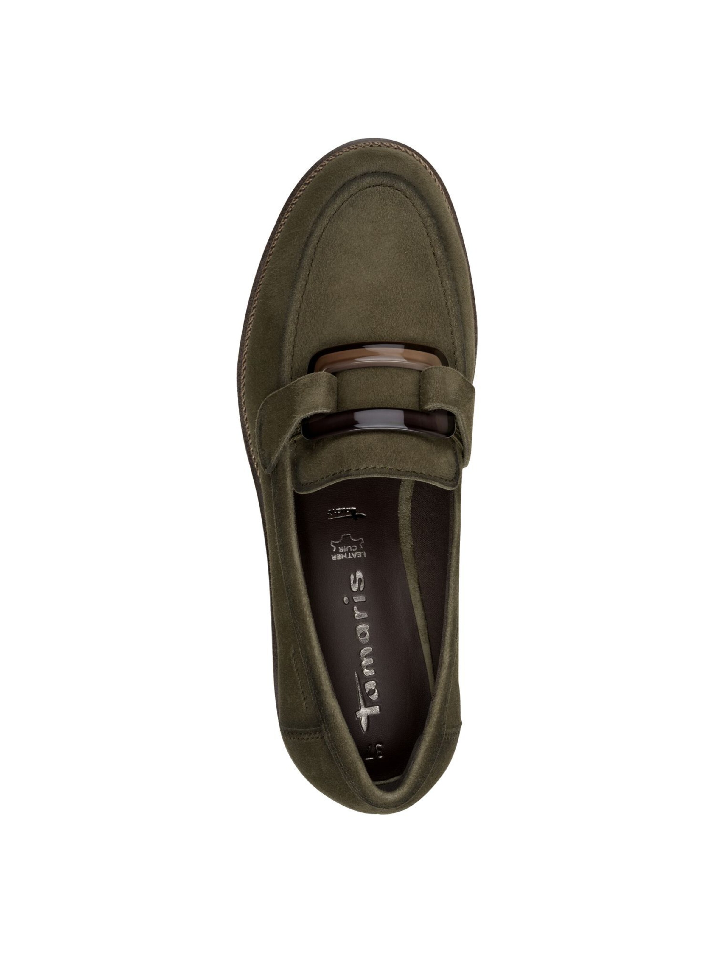 Chaussure basse Tamaris en vert