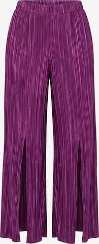 Ulla Popken Loosefit Hose in Lila: Vorderseite