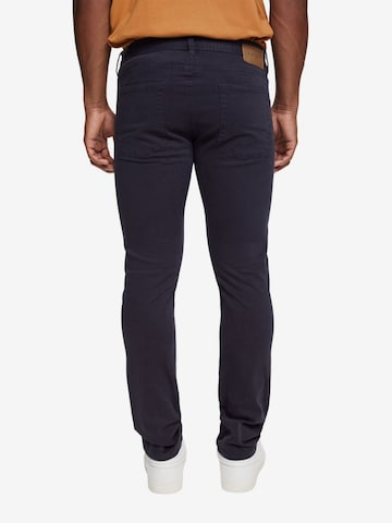ESPRIT Slim fit Chino trousers in Blue