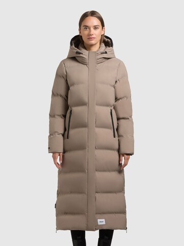 khujo Winter Coat 'MAYLA3' in Grey: front