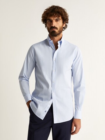 Scalpers Regular Fit Hemd in Blau