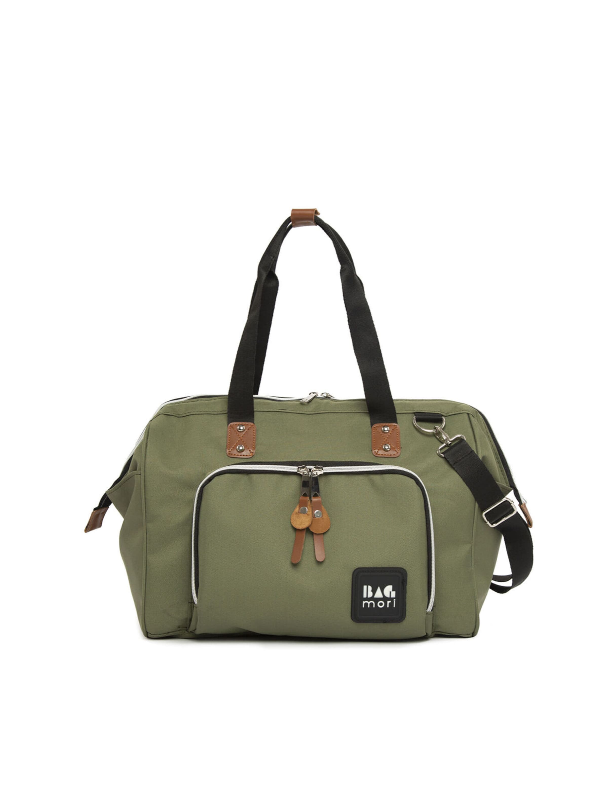 žalia Bagmori Mamos krepšys: priekis