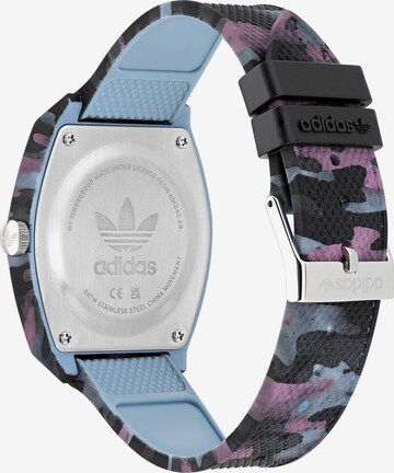 ADIDAS ORIGINALS Analoog horloge 'Ao Street Project Two' in Zwart