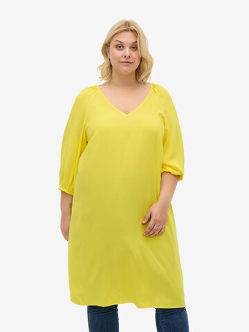 Zizzi Dress 'XWINONA' in Yellow: front