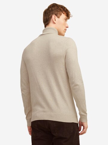JACK & JONES Sweater 'Emil Knit' in Beige