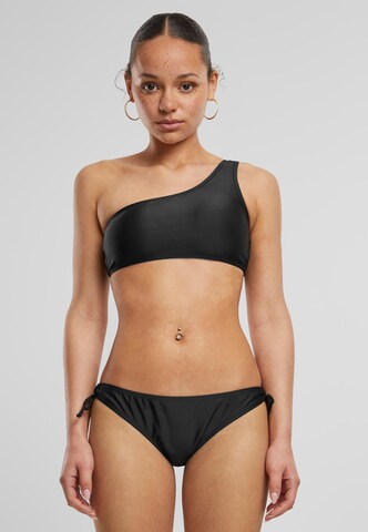 Urban Classics Bralette Bikini in Black: front