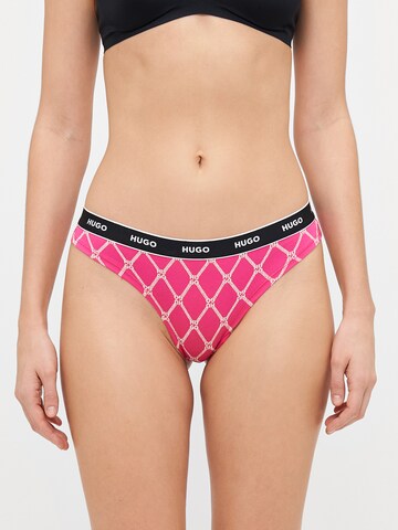 HUGO String in Pink: front