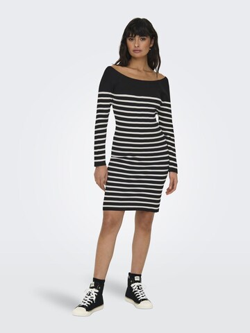 ONLY Knitted dress in Black